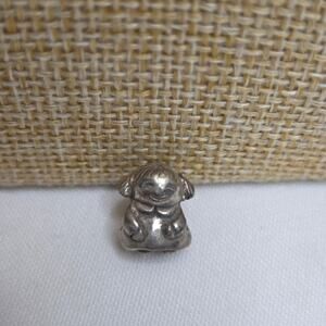 Pandora Sterling Silver 925 Ale Little Girl & Curious Cat Charms